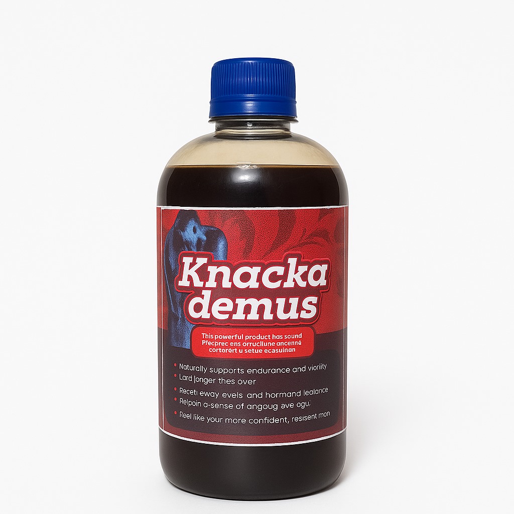 Knackademus Herbal Remedy Bottle